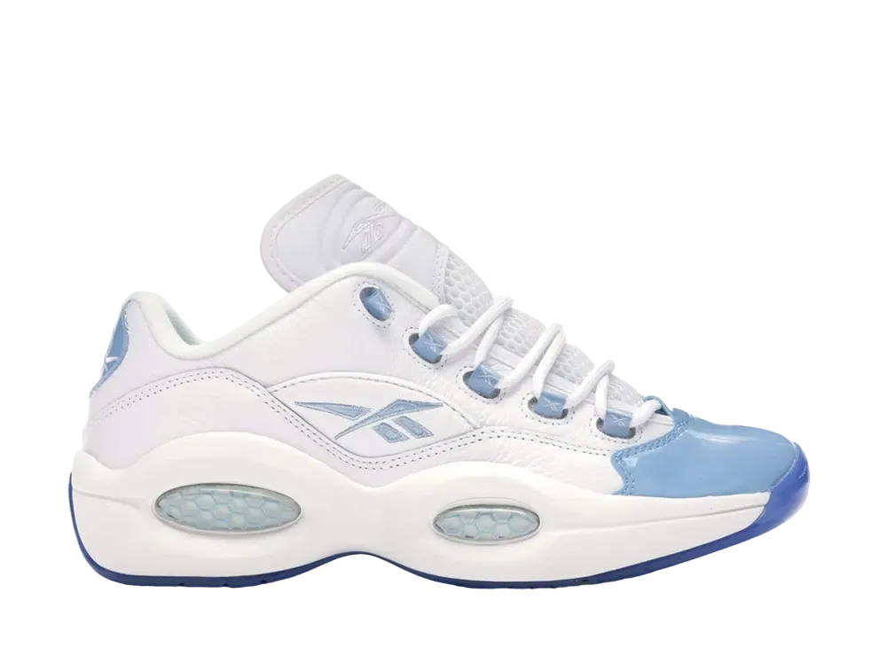 Reebok Question Low "Patent Toe Carolina Blue"