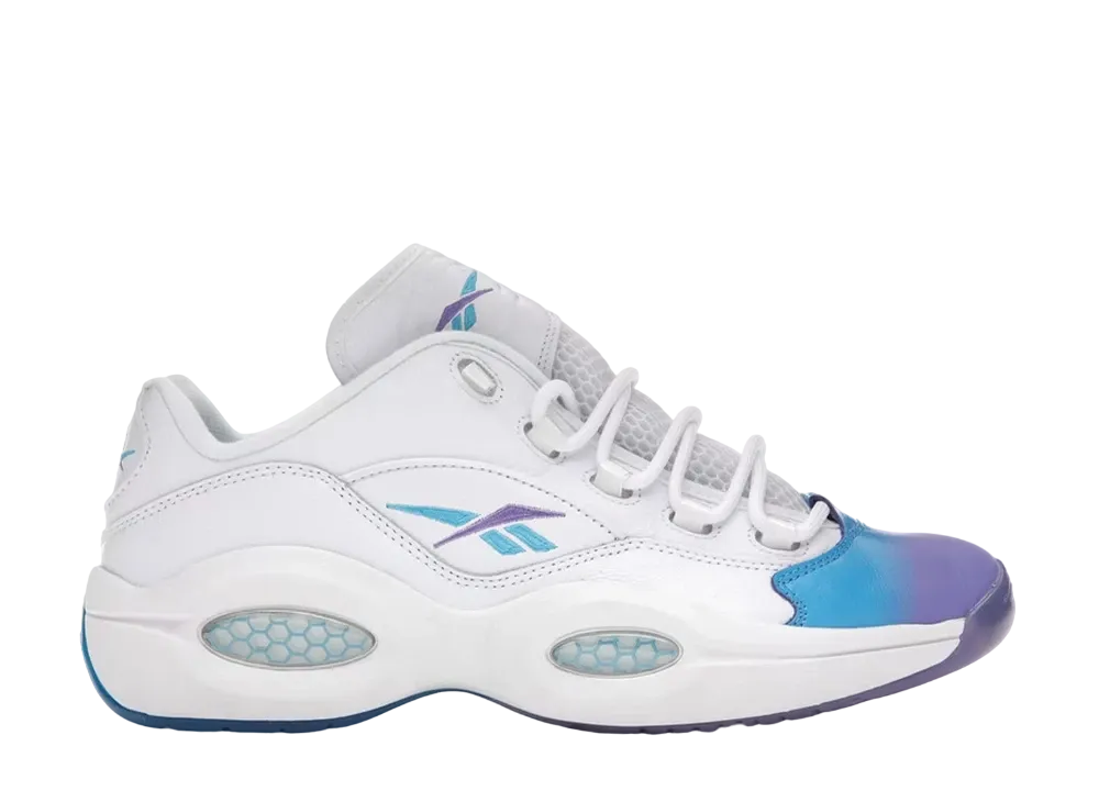 リーボック クエスチョンズ ロー "レイディアント アクア/ハイパー パープル"