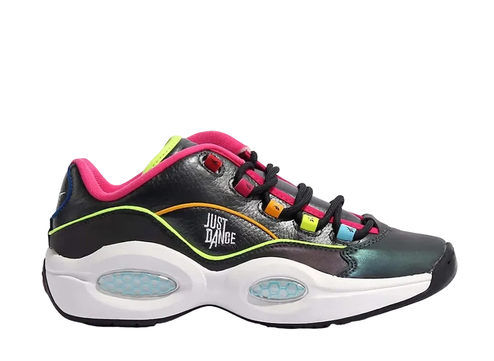 ジャスト ダンス × リーボック クエスチョン ロー "ダーク シルバー"