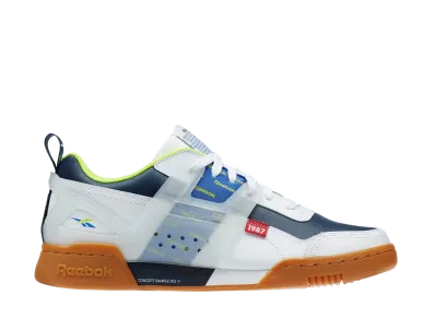 Reebok Workout Plus "Altered White Navy"