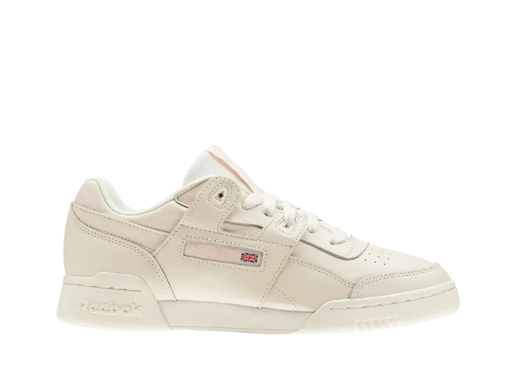 リーボック ウィメンズ ワークアウト Lo プラス "ホワイト プラクティカル ピンク"