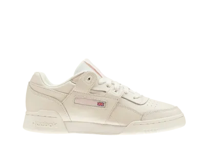 Reebok Women's Workout Lo Plus "White Practical Pink"