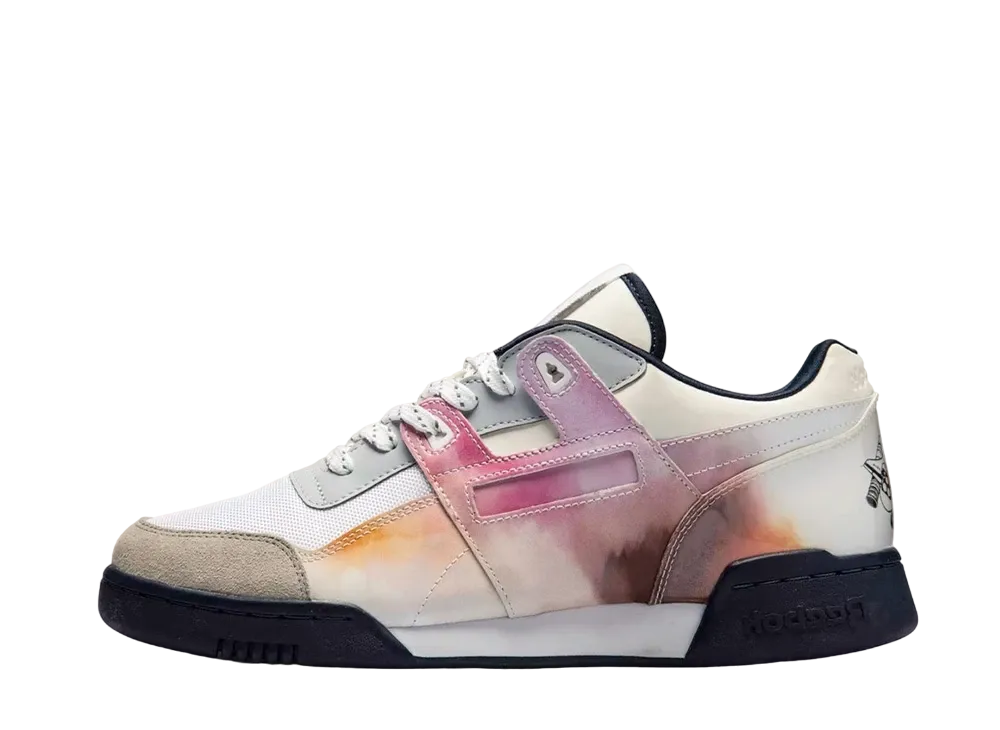 アーティスト フォア ヒューマニティ × リーボック ワークアウトプラス "ホワイト/ソリッド グレイ ストーン ウォッシュ"