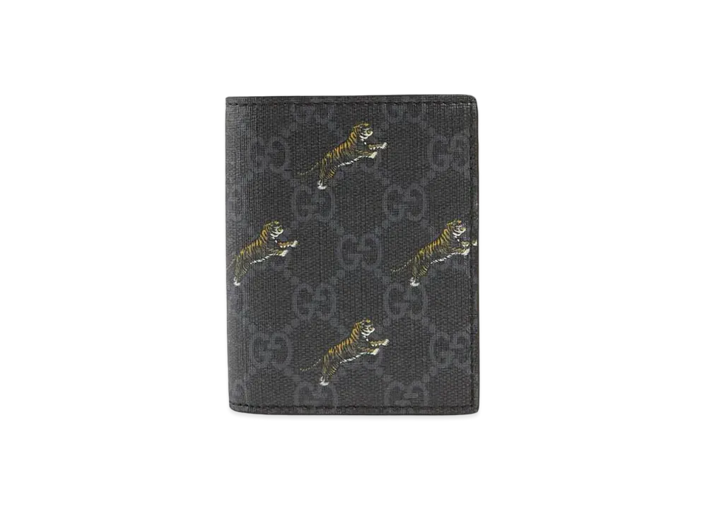 GUCCI GG Supreme Tiger Print Coin Wallet