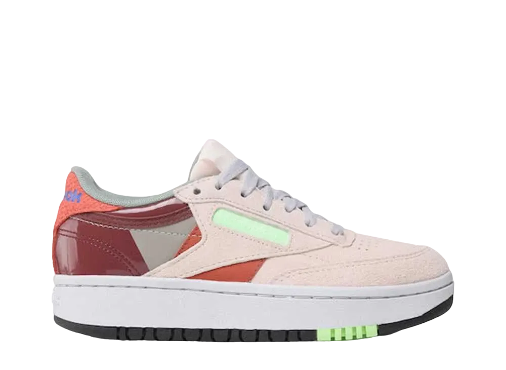 リーボック ウィメンズ クラブC ダブル セラミック "ピンク マルチ"