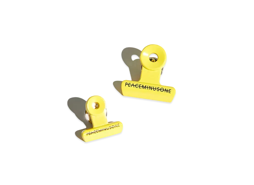 PEACEMINUSONE PMO BULLDOG CLIP PIN SET #1 