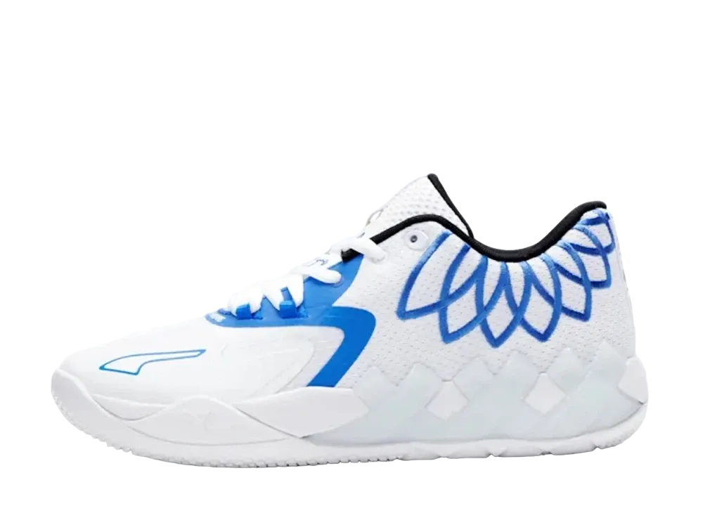 プーマ MB.01 ロー "ホワイト/ロイヤルブルー"