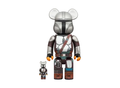 Bearbrick MANDALORIAN BESKAR ARMOR 100% & 400%