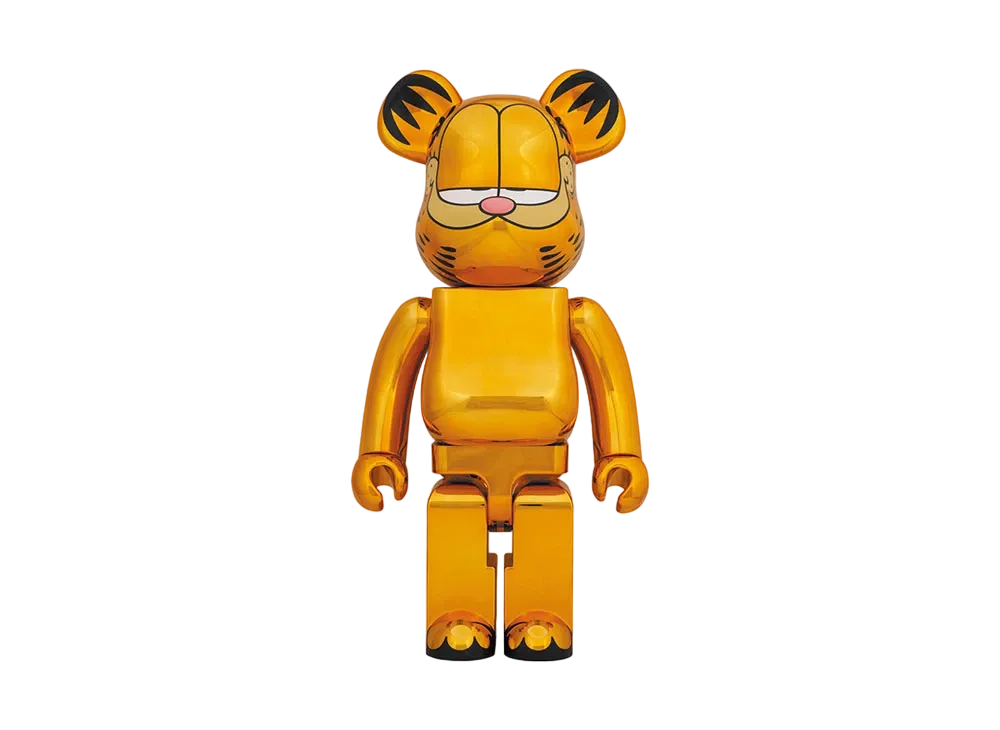 Bearbrick GARFIELD GOLD CHROME Ver. 1000%