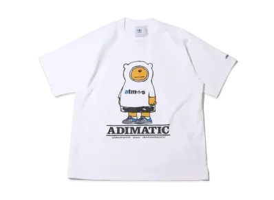 adidas atmos ADIMATIC atmos Blue TEE "White"