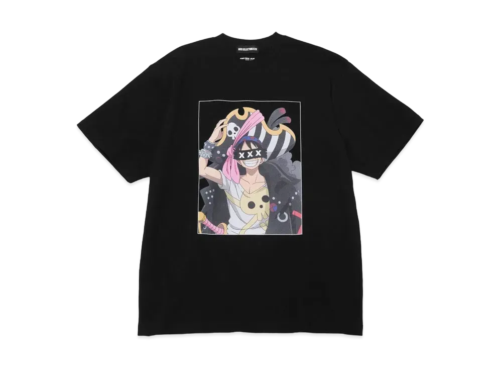 GOD SELECTION XXX ONEPIECE T-SHIRT GX-S22-OPST-01 "Black"