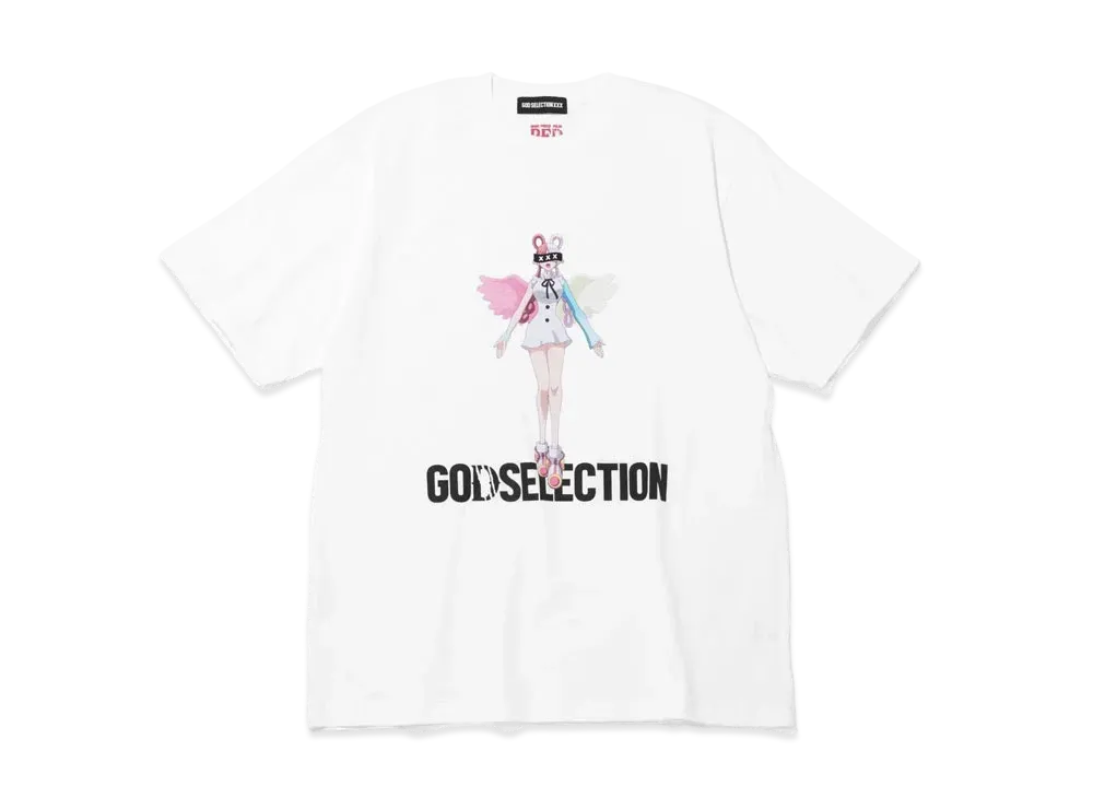 GOD SELECTION XXX ONEPIECE T-SHIRT GX-S22-OPST-01 Uta "White"