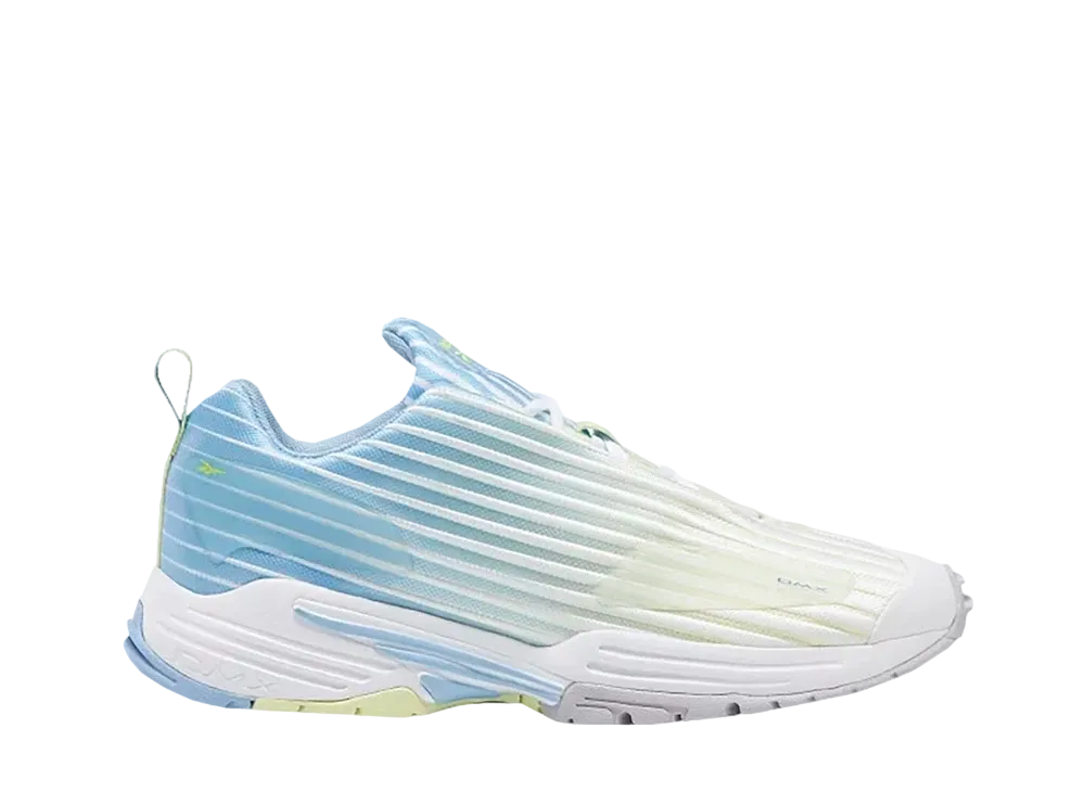 リーボック ウィメンズ ディーエムエックス スリル "フルード ブルー レモン グロー"