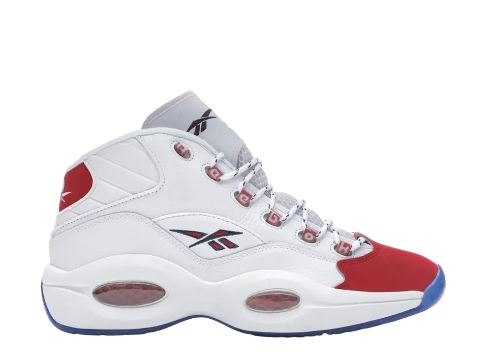 リーボック クエスチョン ミッド レッド トエ 25th アニバーサリー "ホワイト/レッド"