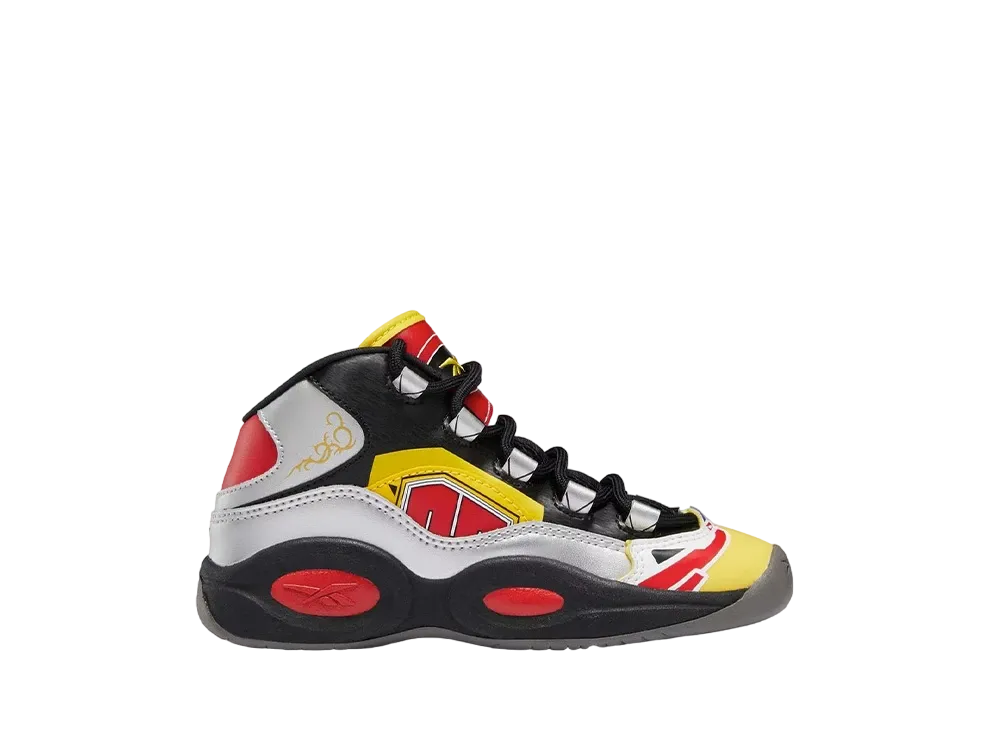 パワー レンジャー × リーボック PS クスチョン ミッド メガゾード "ブラック"(キッズ)