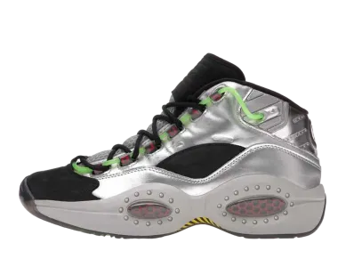 Minions × Reebok Question Mid Gru's Lab "Silver Metalic"