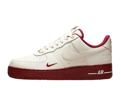 Nike Women's Air Force 1 Low 40th Anniversary "Sail/Team Red"