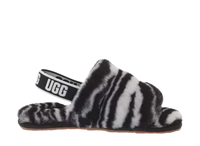 UGG Fluff Yeah Slide "Zebra"