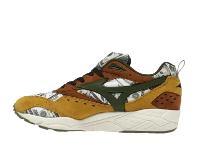 Mizuno × 24Karats × mita sneakers Contender "Olive/Brown/White"