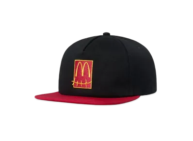 Travis Scott Cactus Jack x McDonald's Smile Hat "Black Red"