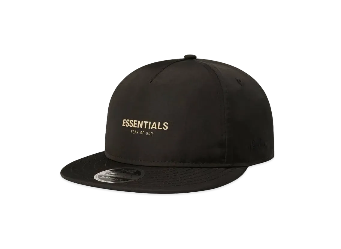 FEAR OF GOD ESSENTIALS NEW ERA RC 9FIFTY CAP "Black"