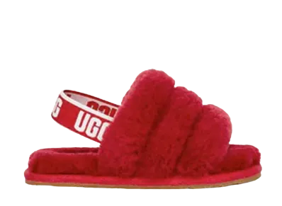 UGG Fluff Yeah Slide "Ribbon Red"