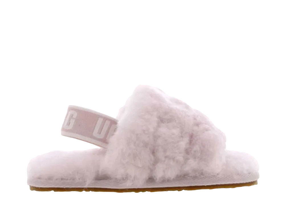 アグ フラッフ イヤー スライド "ピンク"