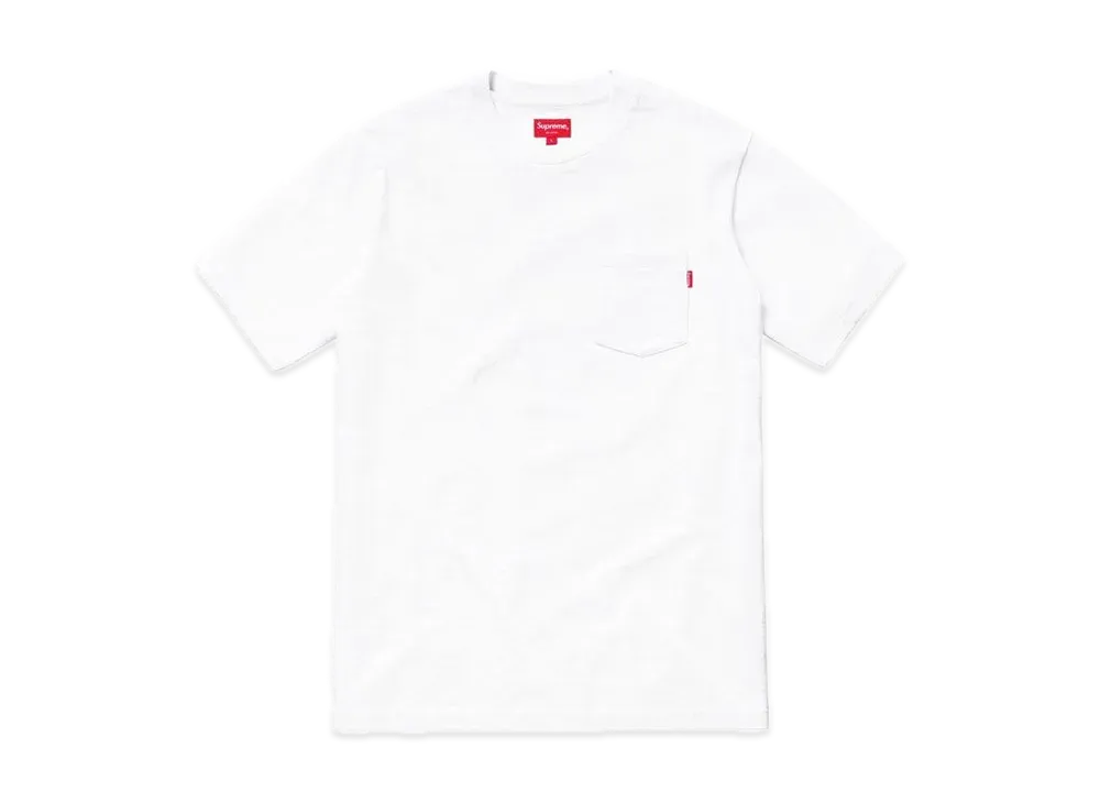 Supreme S/S Pocket Tee "White"(18FW)