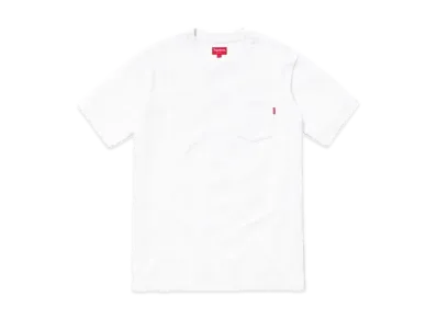 Supreme S/S Pocket Tee "White"(18FW)