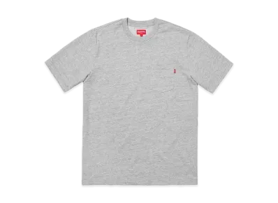 Supreme S/S Pocket Tee "Heather Grey"(18FW)