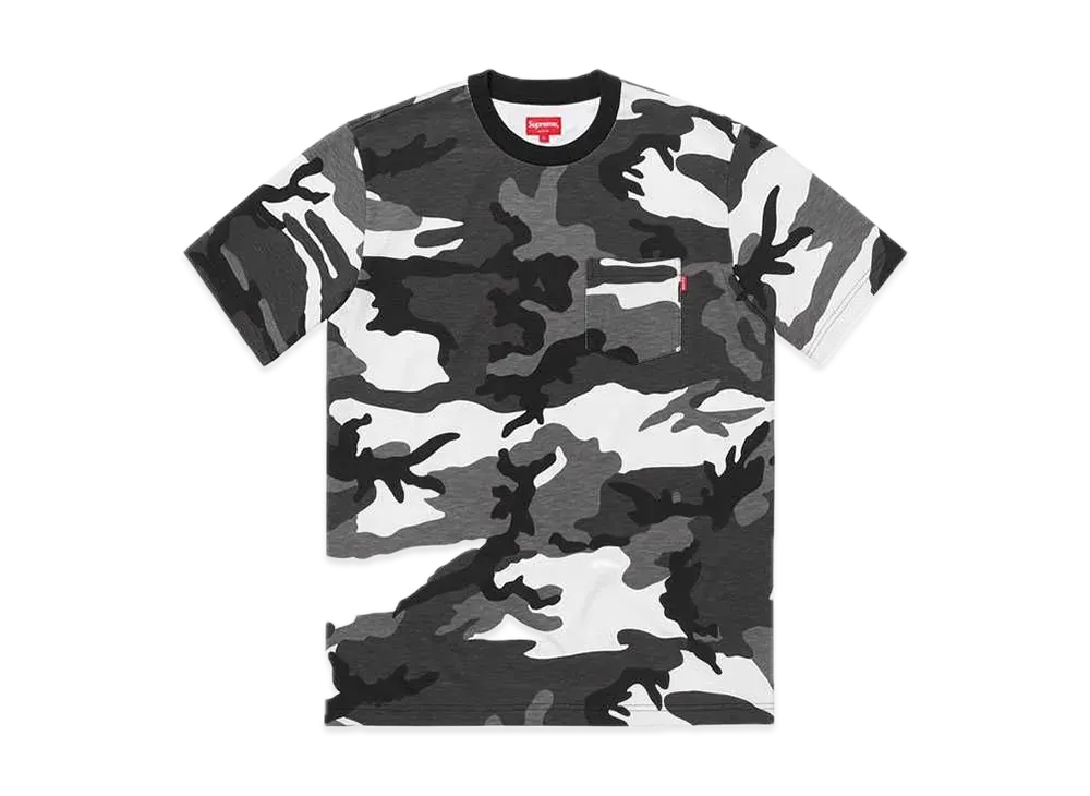 Supreme S/S Pocket Tee "Snow Camo"(18FW)