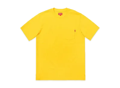 Supreme S/S Pocket Tee "Yellow"(18FW)
