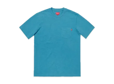Supreme S/S Pocket Tee "Dusty Blue"(18FW)