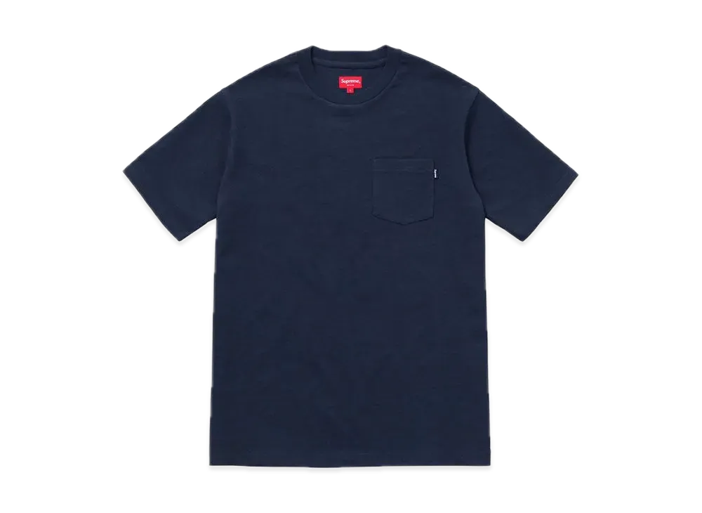 Supreme S/S Pocket Tee "Navy"(18FW)