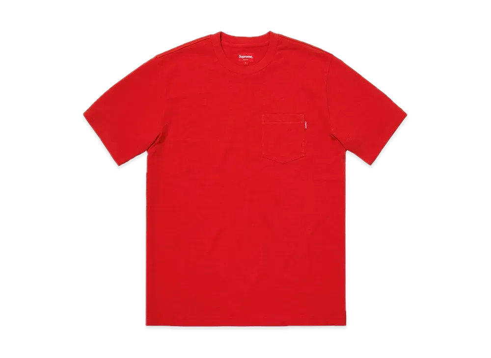Supreme S/S Pocket Tee "Red"(18FW)