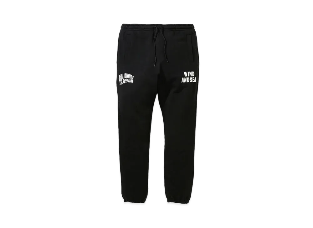 BILLIONAIRE BOYS CLUB × WIND AND SEA Sweatpants "Black"