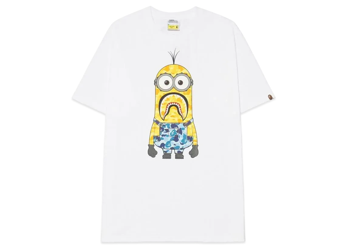 A BATHING APE MINIONS TEE 07 "White"