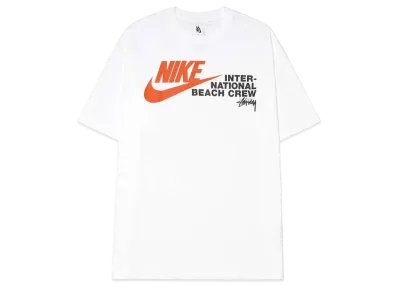 Nike x Stussy International Beach Crew T-Shirt "White"