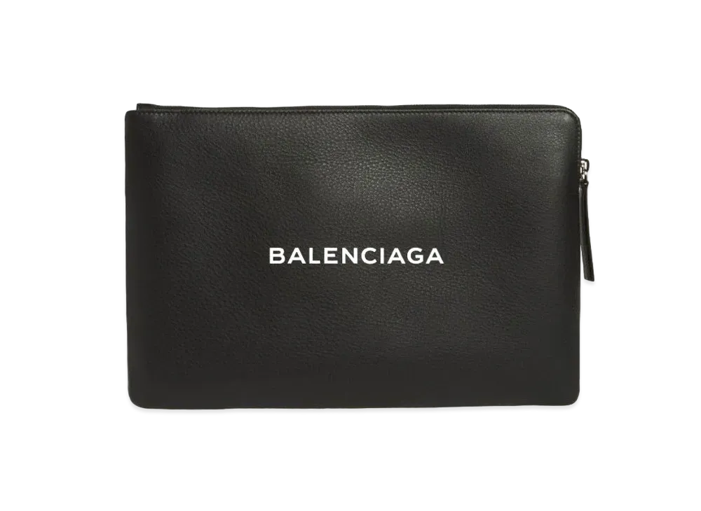 バレンシアガ エブリデイ ポーチ L "ブラック" 492467 DLQ4N 1000