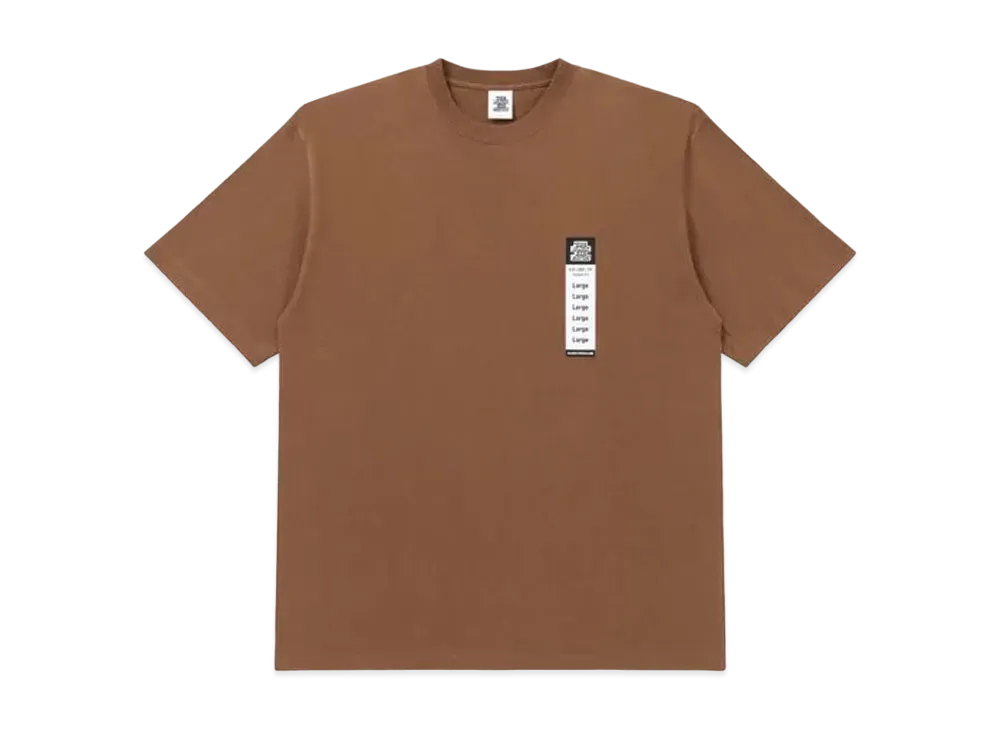 BlackEyePatch Size Label Tee "Brown"