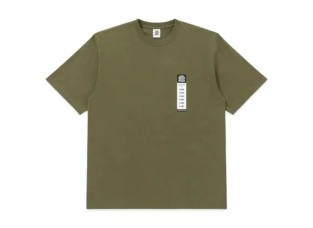 BlackEyePatch Size Label Tee "Olive"