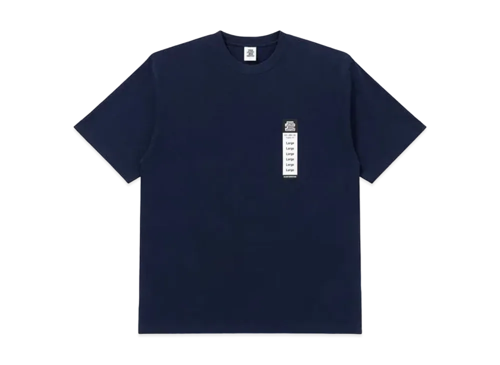 BlackEyePatch Size Label Tee "Navy"