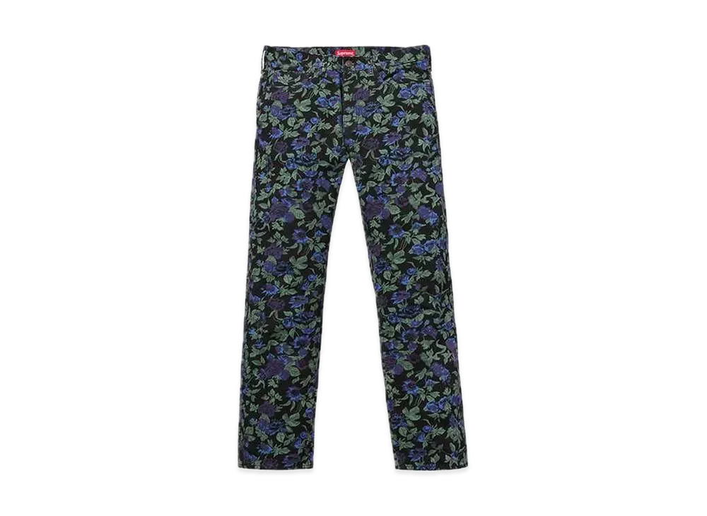 Supreme LEVI'S Custom Fit Roses 505 Jean "Black"