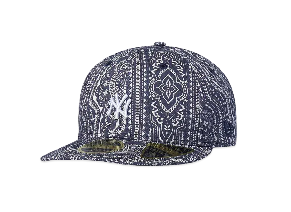 Kith x New Era x Yankees 59fifty Bandana Paisley Hat "Nocturnal"