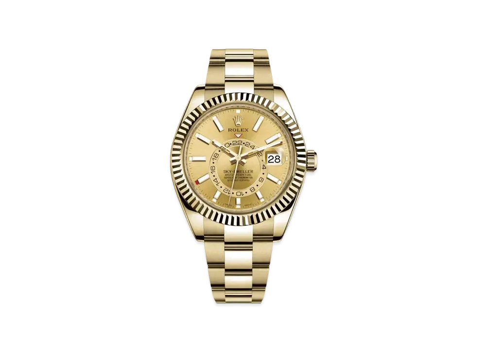 ROLEX Sky Dweller Oyster 42mm Yellow Gold