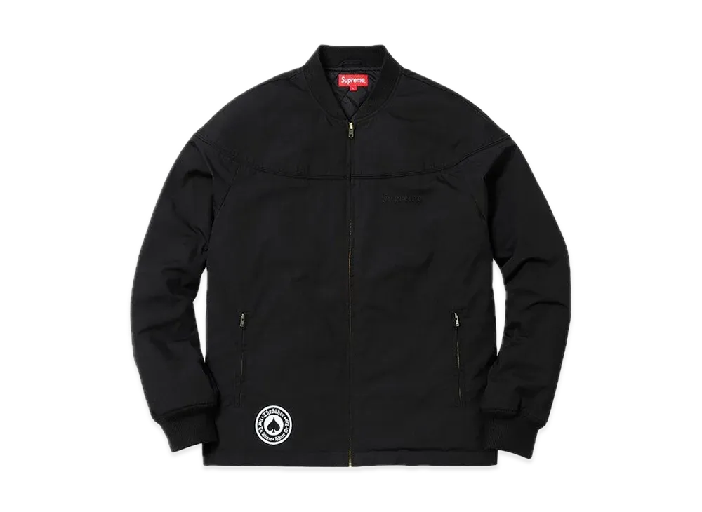 Supreme Thrasher Poplin Crew Jacket "Black"
