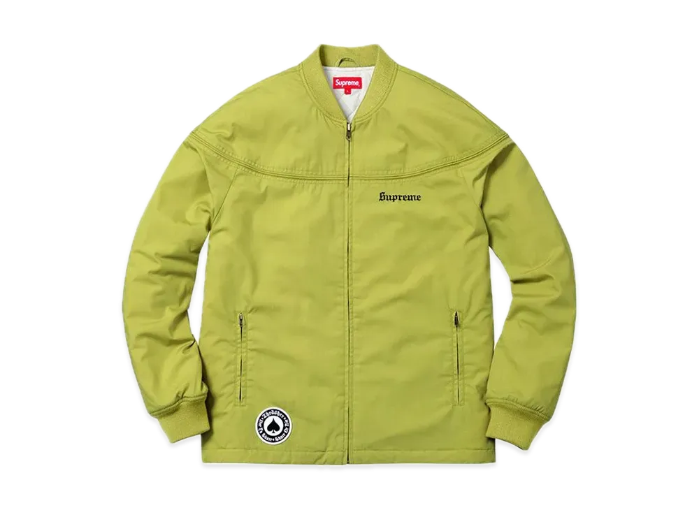 Supreme Thrasher Poplin Crew Jacket "Yellow"