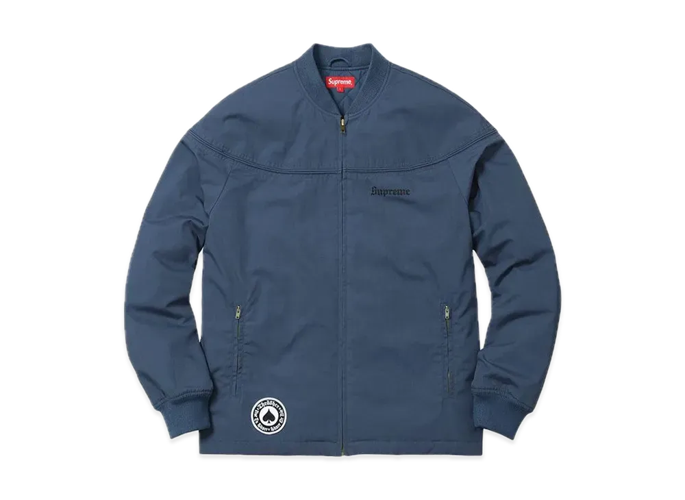 Supreme Thrasher Poplin Crew Jacket "Blue"
