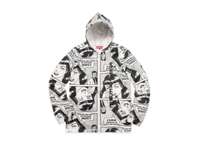 Supreme Thrasher Boyfriend Hooded Zip Up "White"