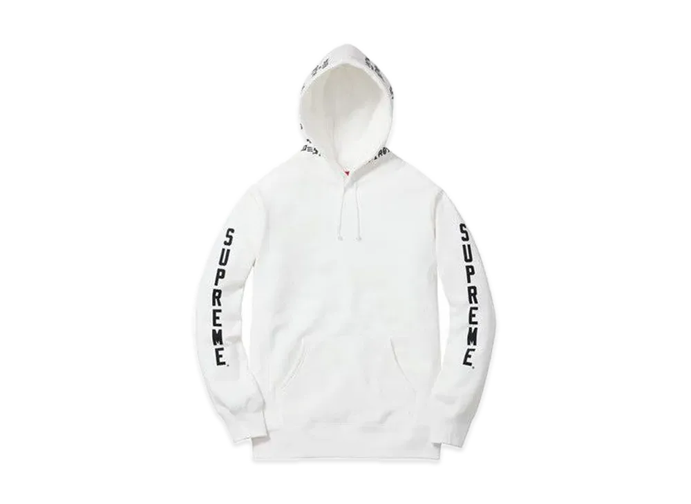 Supreme Thrasher Boyfriend Hooded Sweatshirt "White"